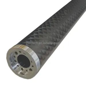 Manufacturers Custom High Quality Carbon Fiber Unpowered Bearings Drive Shaft Rollers for Conveyor