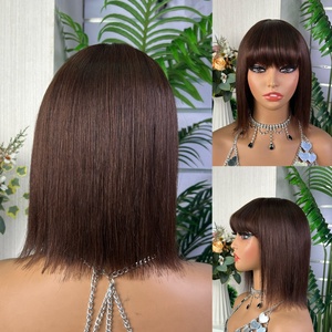 Frange Bobo <b>Wig</b> <b>Human</b> Hair <b>Wigs</b> High Quality and Factory Price 100% <b>Human</b> Hair Promotion <b>Wig</b> - Product Image 4