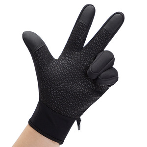 Gants d'hiver en Silicone pour hommes <span class=keywords><strong>et</strong></span> femmes, écran tactile amélioré, manchette élastique en <span class=keywords><strong>laine</strong></span> douce thermique, doublure en tricot - Product Image 3
