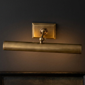 Antique Brass Farmhouse Wall Bracket Light LED Vanity Lamp 18 Inch Cylindrical Mirror Lighting for Bathroom Bedroom - Product Image 3