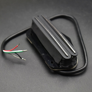 Micro Humbucker double bobine noir TL pour <span class=keywords><strong>guitare</strong></span> électrique Telecaster, 4 fils, grand micro double bobine pour <span class=keywords><strong>guitare</strong></span> Tele - Product Image 4