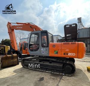 Japanese Brand Used Hitachii EX200-5 ZX200-5 20 Ton Crawler Backhoe Excavator EX120 EX100WD with Competitive Price on <b>Sale</b> - Product Image 2