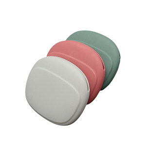 Bolsa de almacenamiento de silicona para auriculares, color rosa, verde y gris, a prueba de golpes, ligera, organizadora de cables - Product Image 3