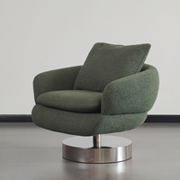 Fauteuil de salon inclinable moderne en tissu Fuyasi Vivienne - Édition Designer Salon Chambre Appartement Villa Hôtel