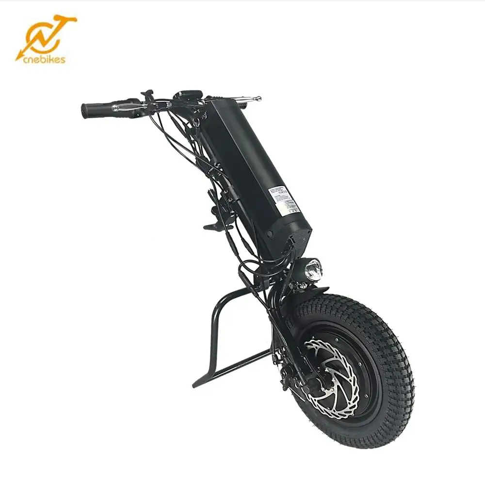 12'' 36v 500w high safety index hospital wheelchair non folding electric handcycle producer