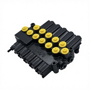 Vanne hydraulique multi-directionnelle haute performance M45-5, 5 sections pour excavatrice et grue - Product Image 5