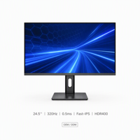 Monitor para Juegos Fast-IPS de 24.5 Pulgadas, 320Hz, 0.5ms, FHD, G-Sync, FreeSync, HDR400, Solución Personalizada OEM ODM, Fabricante, Soporte de Muestras
