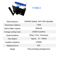Sensor de Inclinación Inalámbrico de Doble Eje, Inclinómetro Zigbee, Transmisión de 1.6KM, Alta Precisión