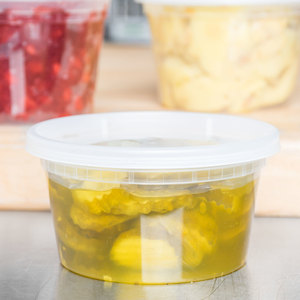 Haute qualité 16oz dur repas préparation conteneurs couvercle micro-ondes congélateur sûr lumière Deli conteneur soupe cas micro-ondes congélateur sûr - Product Image 1