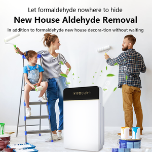 대형 패밀리 룸용 휴대용 공기 청정기 H13 HEPA 필터 자외선 및 PM2.5 디스플레이 25dB 저소음 99.97% 먼지/연기 제거 - Product Image 2