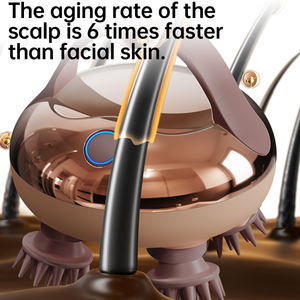 Beautlohas LMZ370 Tragbarer Leichter Batteriebetriebener Elektrischer Kopfhautmassager 4 Knetende Massageköpfe Wasserdichtes Silikon - Product Image 5