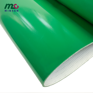 Prezzo all'ingrosso personalizzato a buon mercato 1mm-8mm verde piatto trasmissione nastro trasportatore in pvc verde - Product Image 3