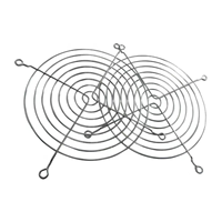 Grille de protection en fil métallique pour ventilateur, anneau concentrique rond avec trous de fixation pour la ventilation des armoires axiales