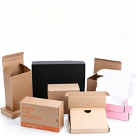 Boîtes d'expédition en carton ondulé imprimées sur mesure, petites séries, boîtes personnalisées pour l'aéronautique, emballages pour électronique 3C, vêtements, chaussures, boîtes en carton