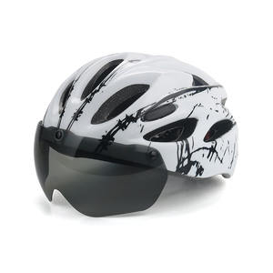 Casco Profesional para Bicicleta de Montaña con Gafas Integradas, Casco de Ciclismo para Carretera, para Hombres y Mujeres - Product Image 2