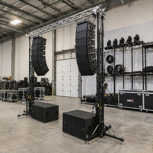 Système de levage professionnel pour truss Line Array, tour en aluminium robuste avec manivelle - Product Image 1