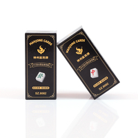Jeu de Mahjong américain économique, cartes écologiques avec logo personnalisé, 152 cartes, finition mate, pour les familles et les joueurs de poker