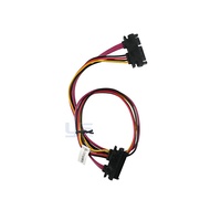 Cable de Alimentación y Datos SATA de Aluminio Personalizado, Conector SATA Dual de 15 Pines, Cable de Extensión para Disco Duro de Motocicleta y Automóvil