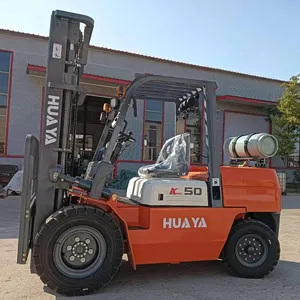 Factory direct sales forklift lpg gas 3.5 ton 4 ton 5 ton EPA Eur5 engine lifting up 3m-7m forklift truck Power Hydraulic