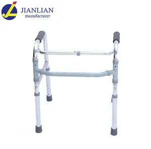 Andador ortopédico para personas mayores, Andador de aluminio ajustable para personas mayores, alta movilidad, hemi vertical