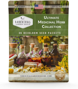 Ultimate 36 Variety Pack 28.000 + Non-GMO Heirloom Survival Garden Culinary Medicinal Tea Herbs Essential para bolsas de cultivo - Product Image 3