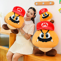 Peluche Mario Champignon, Poupée en Peluche Mario, Coussin pour Enfants, Poupée de Dessin Animé, Porte-clés, Cadeau d'Anniversaire pour Garçons