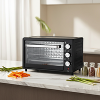 Nouvel Arrivage Four Électrique 650W avec Grille Rotative, Minuteur et Contrôle de Température pour Pizza, Poulet, Gâteau, Pain – Usage Domestique