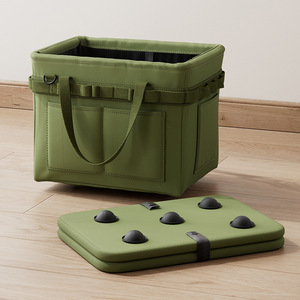 Toolbox Storage <b>Bag</b> Multi-functional Foldable Tote Side Pockets Thickened Oxford Fabric <b>Tool</b> Organizer for Living Room Modern - Product Image 1