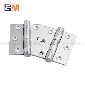 Modern Design OEM 2BB SS201 Or SS304 3x2.5 Inch Ball Bearing Hinges Square Corner Folding Mute Door Hinges Furniture Butt Hinges