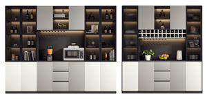 <b>Rustic</b> Living Room Sideboard with Wine Storage No-Paint Craftsmanship Factory Direct - Product Image 6