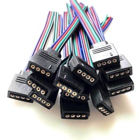 Adaptador de Cable eléctrico para tira de luces LED, hembra de conector macho a 3 pines, 22 AWG, JST, SM, 150mm, para WS2812B, WS2812, WS2811