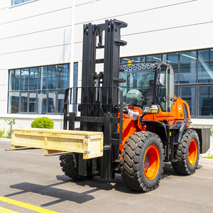 Tất cả các địa hình bốn bánh lái xe off road xe nâng với sức mạnh mạnh mẽ khả năng chịu tải cao có thể thay thế động cơ diesel xe nâng - Product Image 1