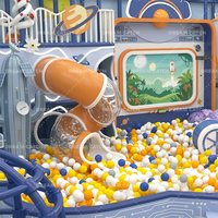 Aire de jeux intérieure pour enfants sur le thème de l'espace, équipement de jeu interactif, piscine à balles, centre de jeux commercial personnalisé Dream Catch
