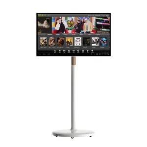 ทีวีพกพา 27 นิ้ว <span class=keywords><strong>32</strong></span> นิ้ว จอ Incell LCD แบบสัมผัส  ทีวีสมาร์ทพกพา Android 11 สำหรับใช้ภายในอาคาร  จอภาพติดล้อแบบสัมผัส - Product Image 1