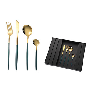 Portuguese Cutlery 24 Piece <b>Set</b> 304 Stainless Steel Cutlery <b>Set</b> Holiday Gift Cutlery <b>Set</b> - Product Image 5