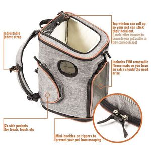 BSCI Factory BSCI Factory Soft Sided Pet Carrier <b>Backpack</b> recycled Small <b>Dogs</b> and Cats Airline Approved Designed <b>for</b> Travel - Product Image 3