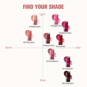 Teinte à lèvres hydratante longue tenue en forme de boîte, légère, couleur intense et modulable, brillance nourrissante, maquillage beauté pour les lèvres - Product Image 4