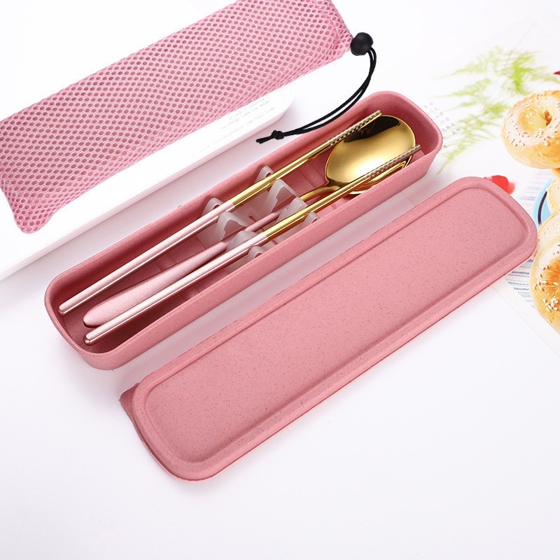 [Two-Piece Set] Gold + Pink + Powder Box Chalk Bag