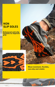 Scarpe di sicurezza sportive comode più popolari scarpe di sicurezza leggere da uomo che lavorano da esterno