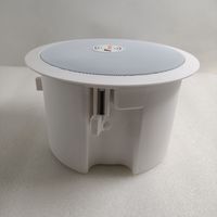 Haut-parleurs de plafond SIP KNTECH 15W, système de sonorisation IP pour réseau de télécommunications VoIP, alimentation PoE RJ45, en plastique ABS