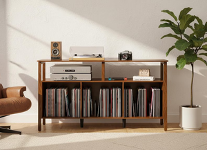 Mesa <span class=keywords><strong>de</strong></span> Almacenamiento <span class=keywords><strong>de</strong></span> Discos <span class=keywords><strong>de</strong></span> Vinilo Personalizada, Soporte para Tocadiscos Grande con Almacenamiento <span class=keywords><strong>de</strong></span> Discos <span class=keywords><strong>de</strong></span> Vinilo - Product Image 2