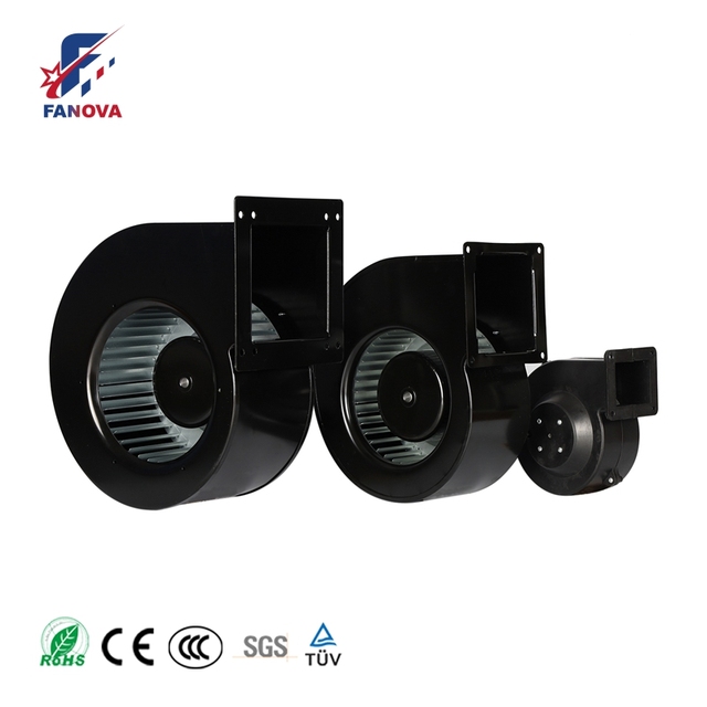 FANOVA 48V Single Inlet 120mm Air Purifier Blower HVAC Cooler Radial Fans with Ball Bearing OEM Customizable