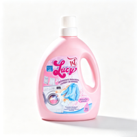 Étiquettes autocollantes personnalisées imperméables en rouleau, couleur intégrale, pour bouteilles de lessive, autocollants d'emballage à marque privée