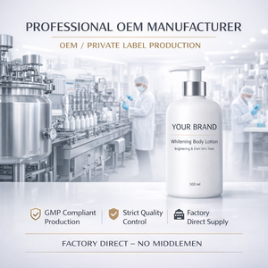 Loción Corporal Blanqueadora de Marca Privada, Fabricante OEM, Crema Hidratante para el Cuidado de la Piel que Aclara el Tono de la Piel para Aplicación Diaria - Product Image 2