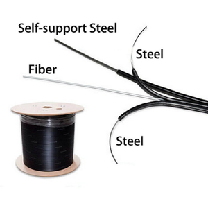 Outdoor FTTH Telekommunikationskabel Fig8 Drop-Kabel GJYXCH GJYXFCH 2-Kern G657A1 G657A2 Glasfaserkabel 1KM/Rolle - Product Image 5