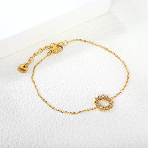 Pulsera de Zirconia con Diseño de Corona, Aleación de Zinc, Joyería de Moda para Mujer, Pulsera de Regalo - Product Image 4