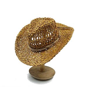 2025 Nieuwe Aankomst Zomer Strand Corn Stro Cowboyhoed Voor Vrouwen Mannen Strand Reizen Strohoed - Product Image 1