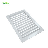 Système de ventilation HVAC mural en alliage d'aluminium, grille de purification d'air carrée, moderne, durable et réglable pour salle blanche et entrepôt