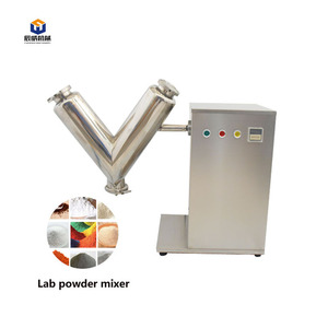 CW laboratorio <span class=keywords><strong>pequeño</strong></span> V cono mezcla de proteínas de alimentos mini máquina mezcladora en seco industrial <span class=keywords><strong>mezclador</strong></span> de polvo en forma de V - Product Image 2