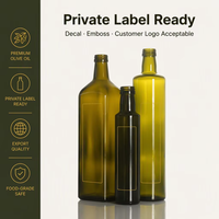 Carafe à huile de cuisine rechargeable de 250 ml, 700 ml, 750 ml, 1000 ml, 1 L avec bouchon verseur escamotable pour le stockage domestique d'huile d'olive et de vinaigre